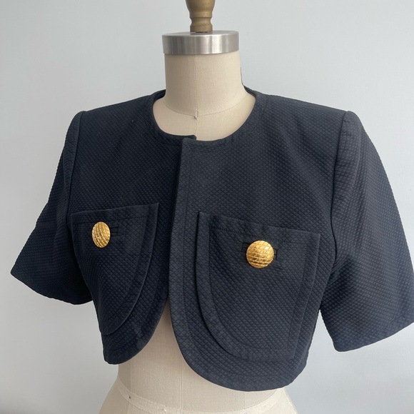 Givenchy Couture VTG quilted bolero - Picture 3 of 8